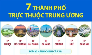 7 thành phố trực thuộc Trung ương